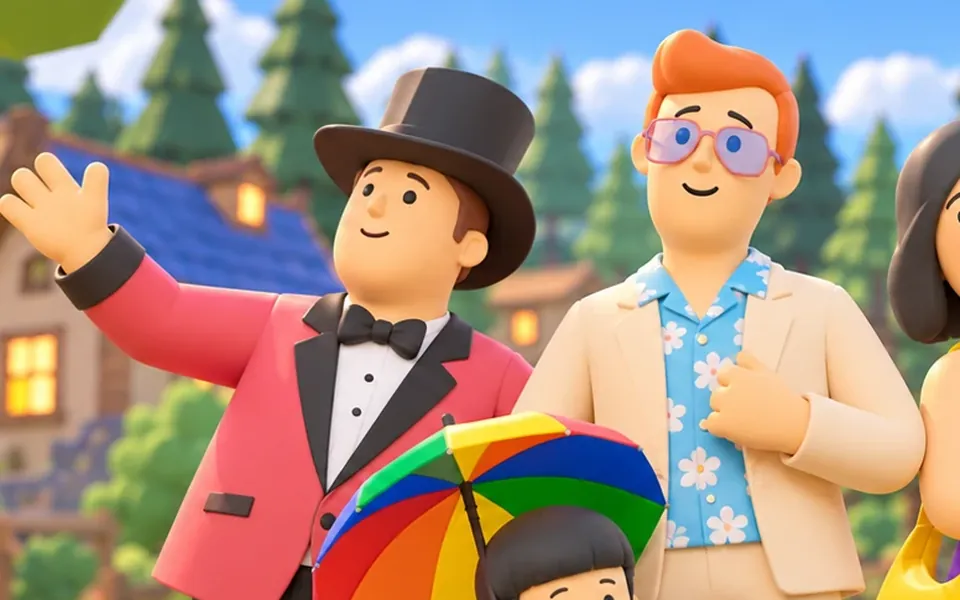 Personagens do Viletopia com roupas e estilos diferentes